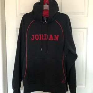 JORDAN Men’s Navy Pullover Hoodie Size L
